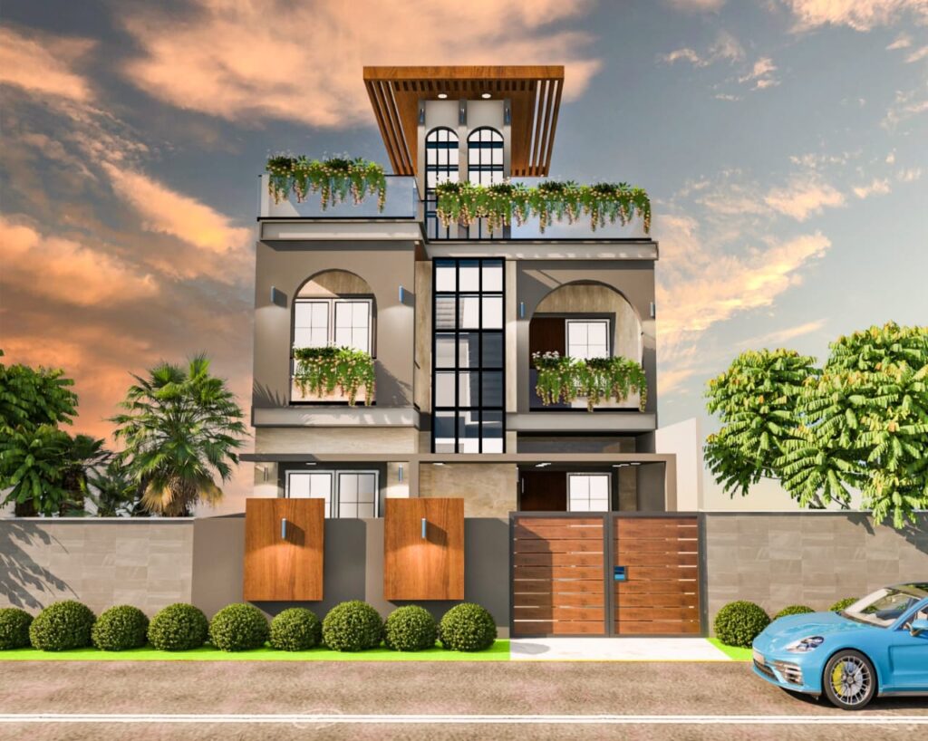 Elevation Design 4- ShreeBalajiInterior