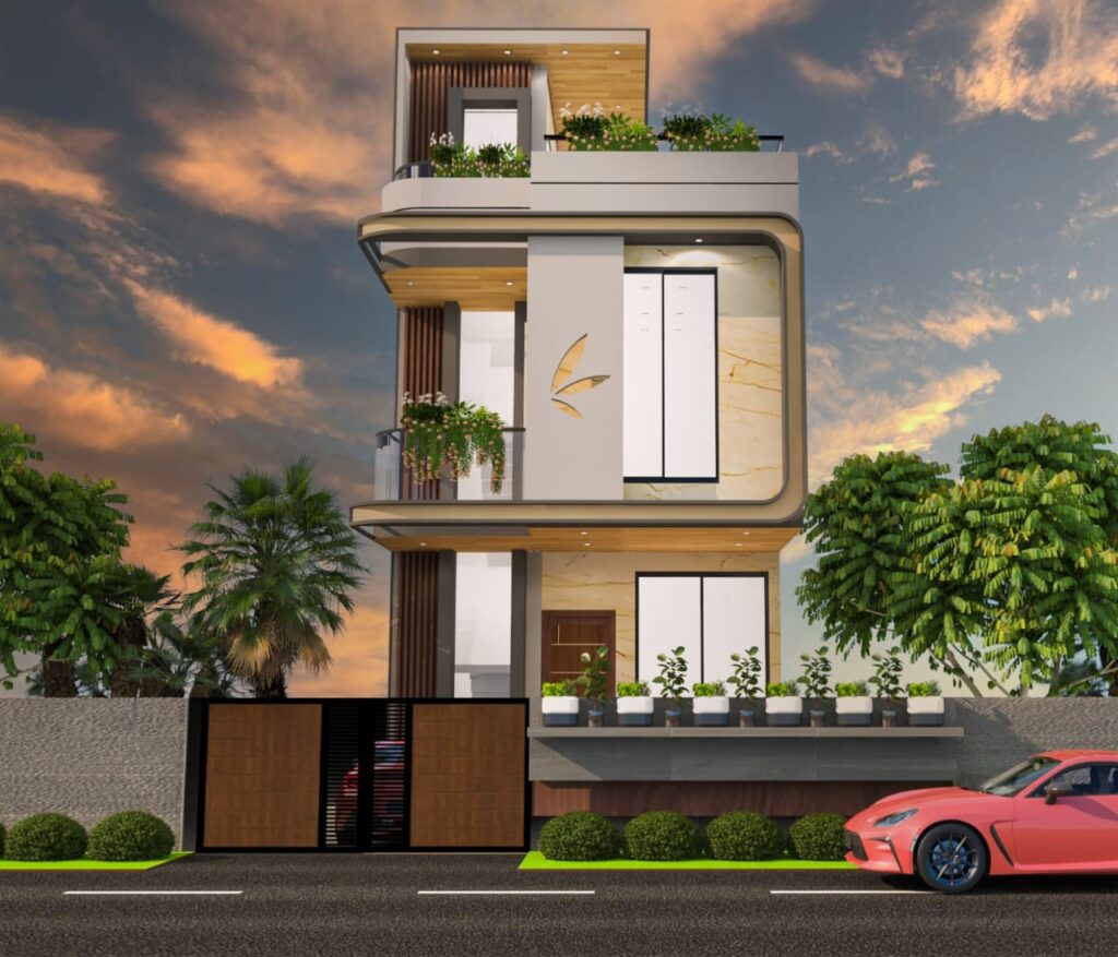 Elevation Design 5- ShreeBalajiInterior