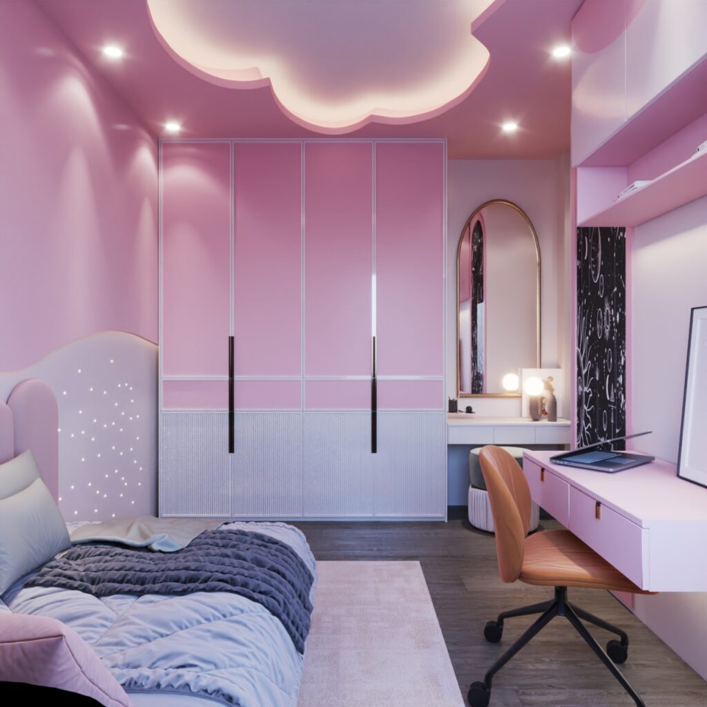 Daughters Room Design - ShreeBalajiInterior